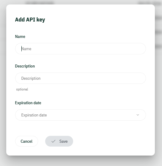 API Key Details